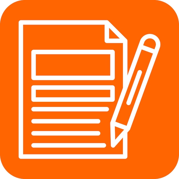 Vectorontwerp Editorial Icon Style
