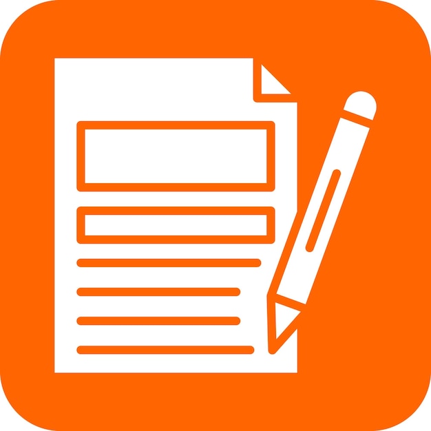 Vectorontwerp Editorial Icon Style