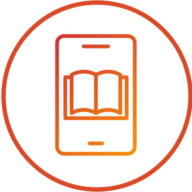 Vectorontwerp EdTech-apparaten Icon stijl