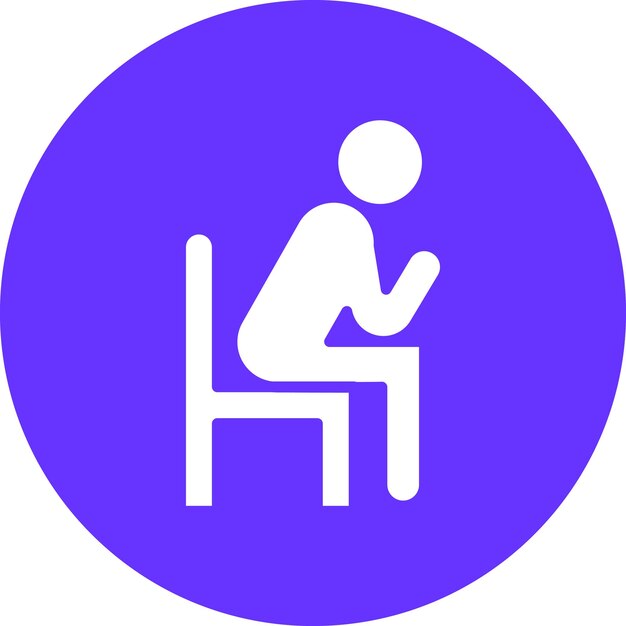 Vectorontwerp Eenzaamheid Icon Style