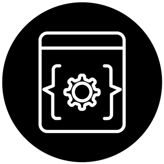 Vectorontwerp EIDE Icon Style