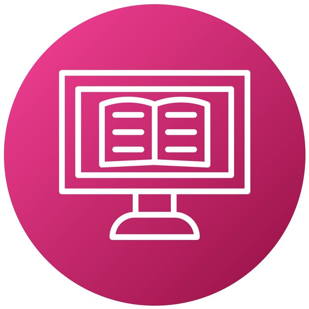 Vectorontwerp eLearning Icon Style