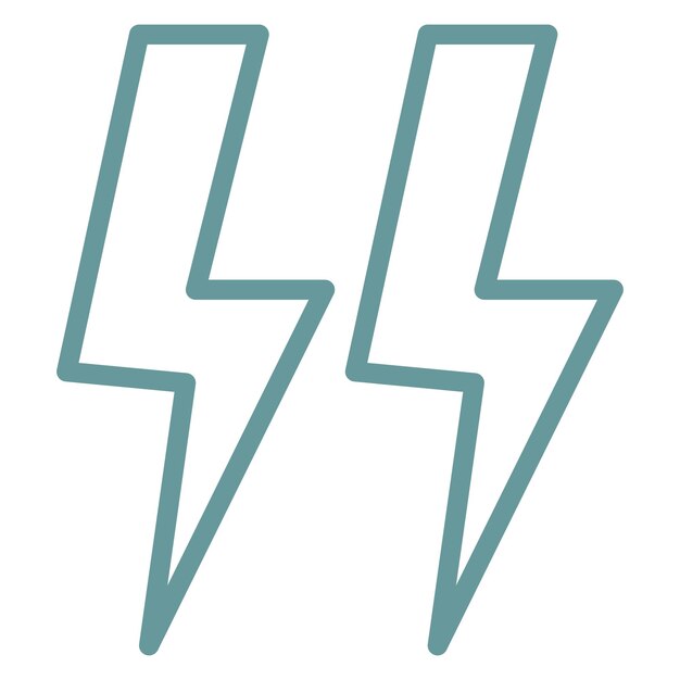 Vectorontwerp Elektriciteit Icon Stijl