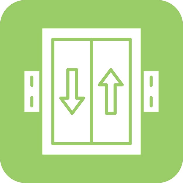 Vectorontwerp Elevator Icon Style