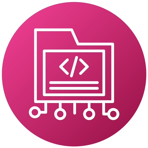 Vectorontwerp Encryptie Code Icon Style
