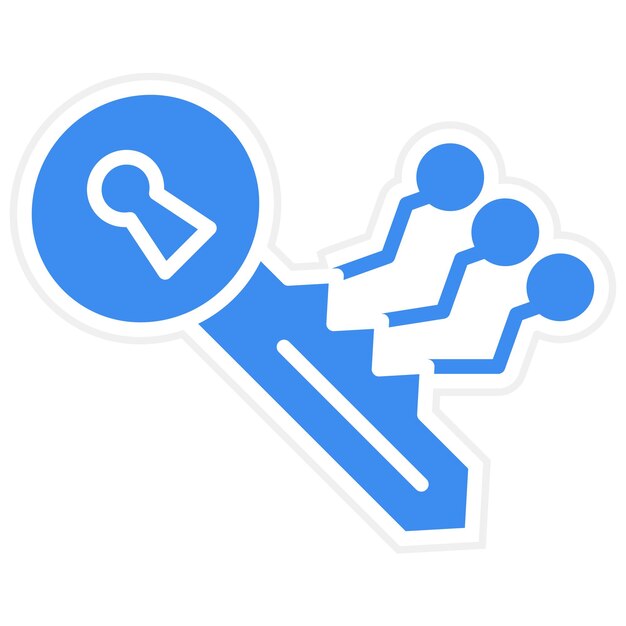 Vectorontwerp encryptie icoon stijl