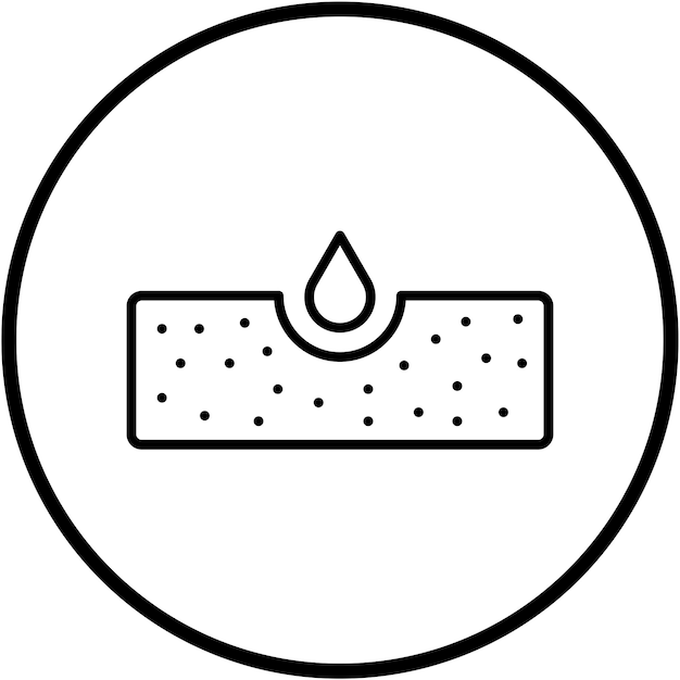 Vectorontwerp Epidermis Icon Style