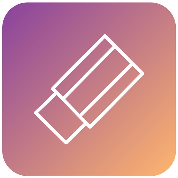 Vectorontwerp Eraser Icon Style