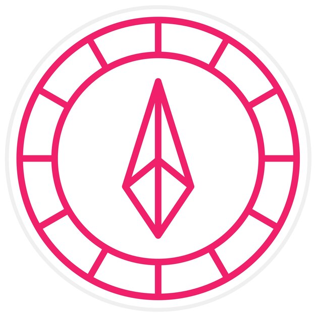 Vectorontwerp Ethereum Icon Style