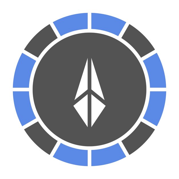 Vectorontwerp Ethereum Icon Style