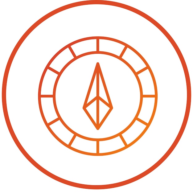 Vectorontwerp Ethereum Icon Style