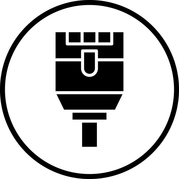 Vectorontwerp Ethernet Icon Style