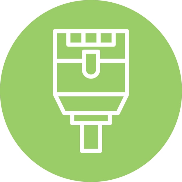 Vectorontwerp Ethernet Icon Style