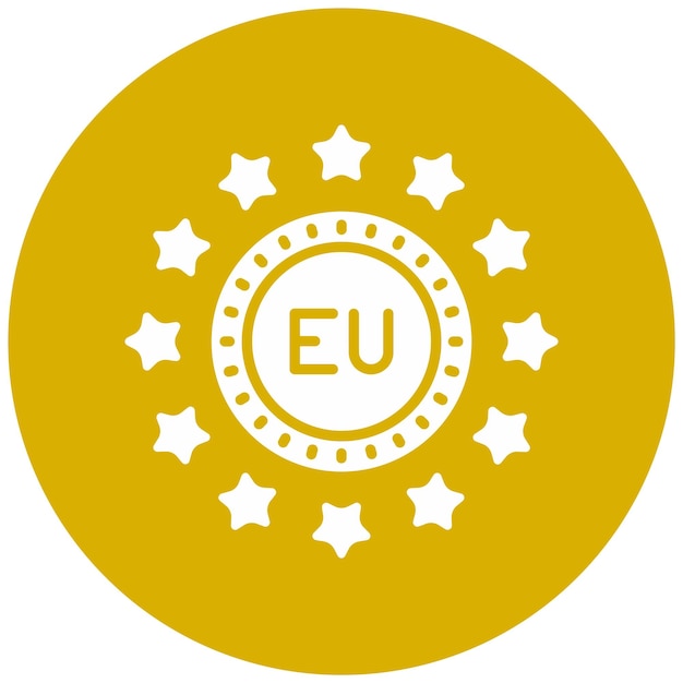 Vectorontwerp Eu Icon Style