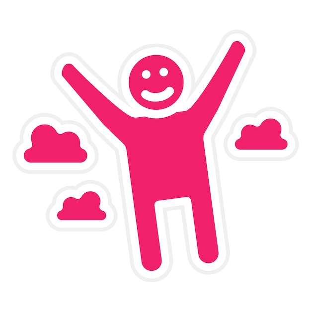 Vectorontwerp Euphoria Icon Style