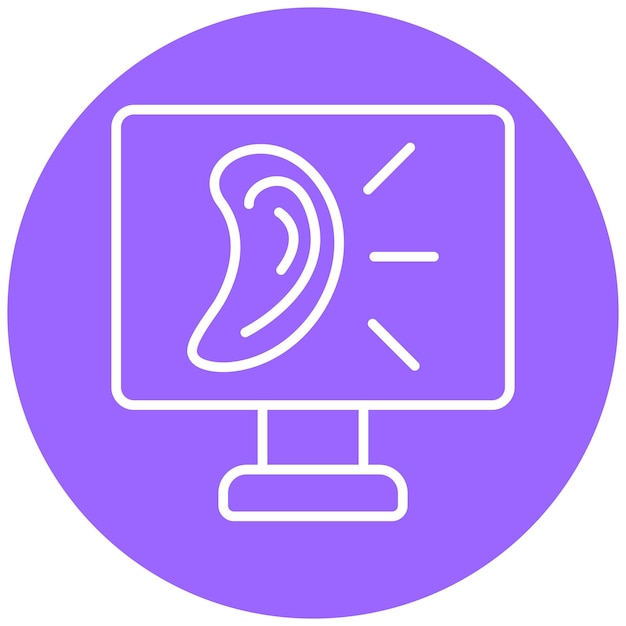 Vectorontwerp Event Listener Icon Stijl