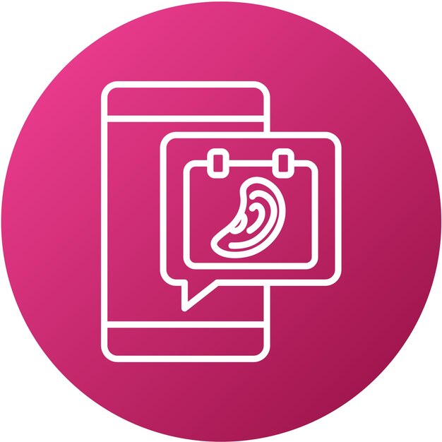 Vectorontwerp Event Listener Icon Stijl