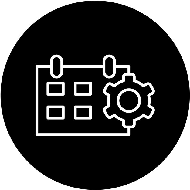 Vectorontwerp Event Management Icon Style