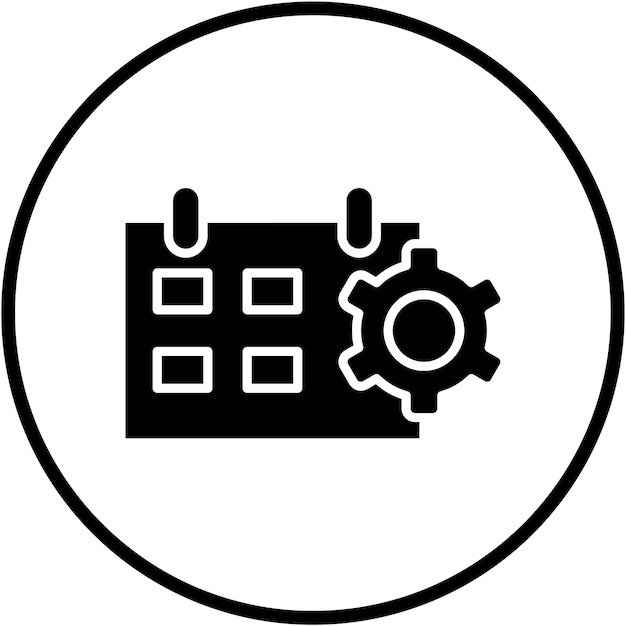 Vectorontwerp Event Management Icon Style
