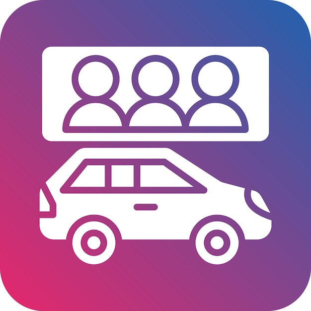 Vectorontwerp Excursion Icon Style