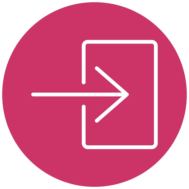 Vectorontwerp Exit Icon Style