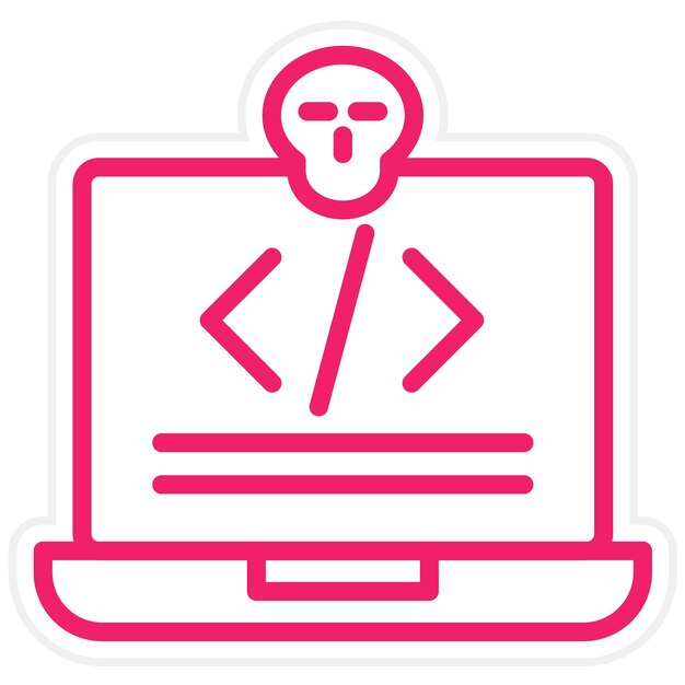 Vectorontwerp Exploit Icon Style