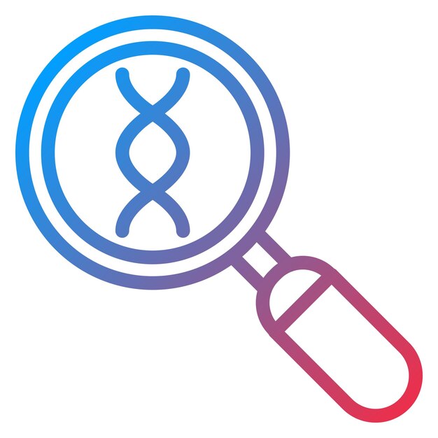 Vectorontwerp Explore Dna Icon Style