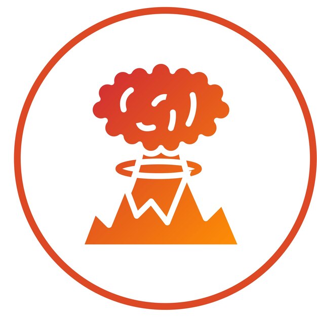 Vectorontwerp Explosie Icon Stijl