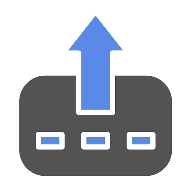 Vectorontwerp Export Wizard Icon Style