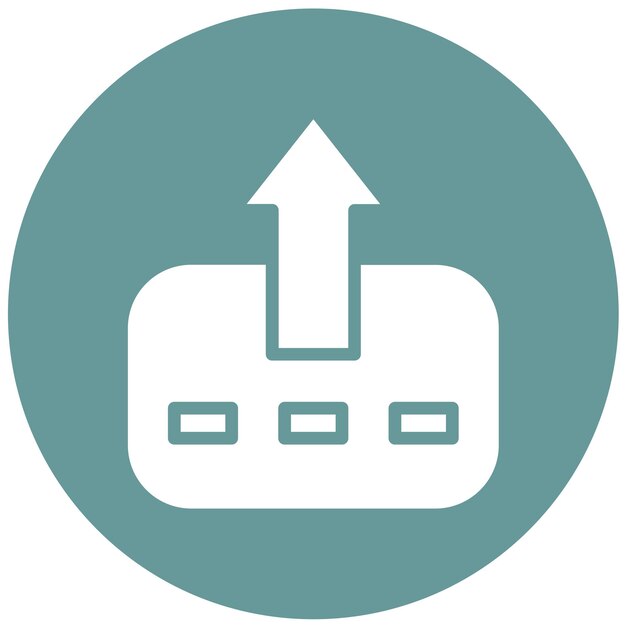 Vectorontwerp Export Wizard Icon Style
