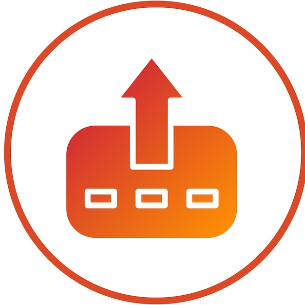Vectorontwerp Export Wizard Icon Style