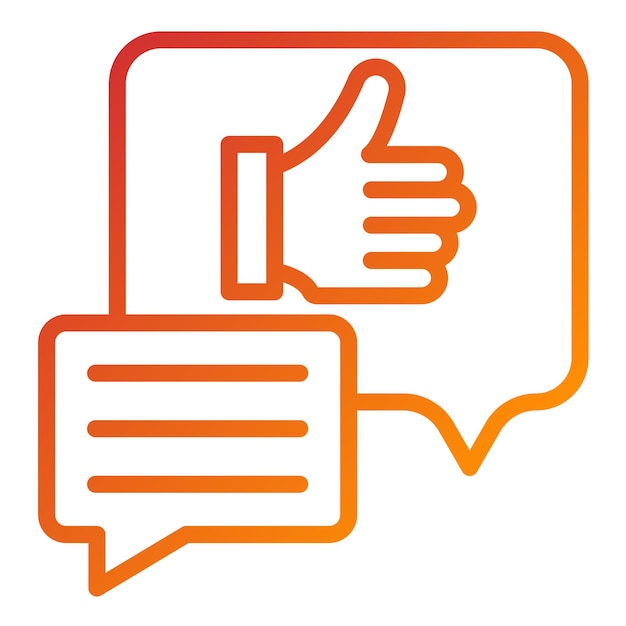 Vectorontwerp Feedback Icon Style