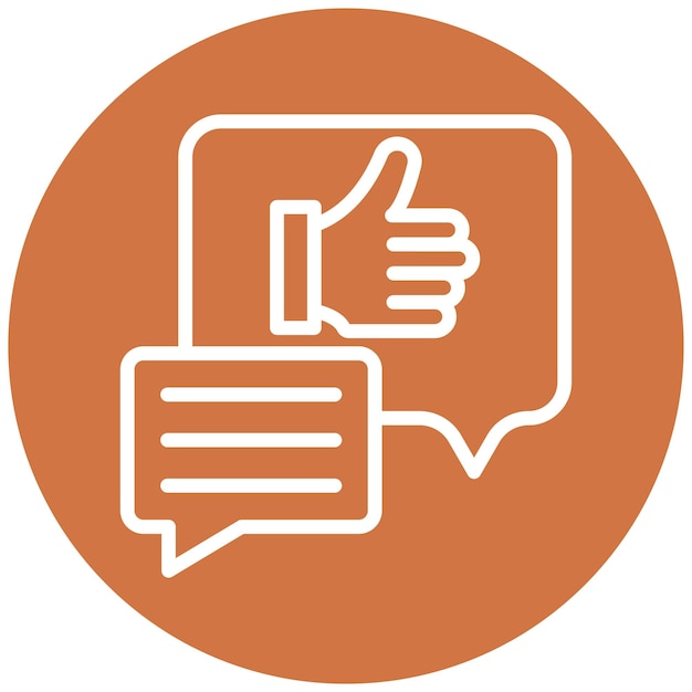 Vectorontwerp Feedback Icon Style