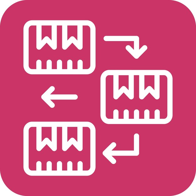 Vectorontwerp Fifo Icon Style