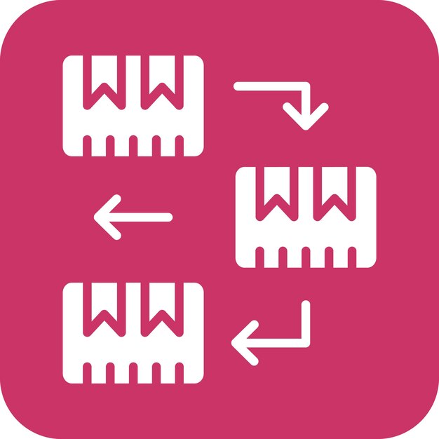 Vectorontwerp Fifo Icon Style