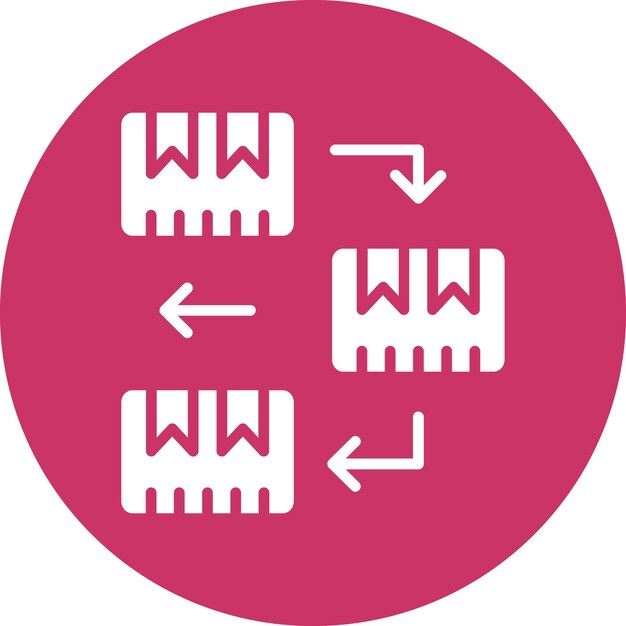 Vectorontwerp Fifo Icon Style