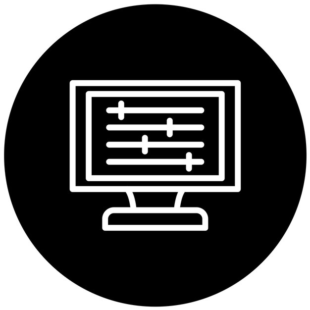 Vectorontwerp Filter Icon Style