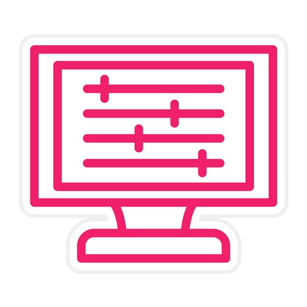 Vectorontwerp Filter Icon Style