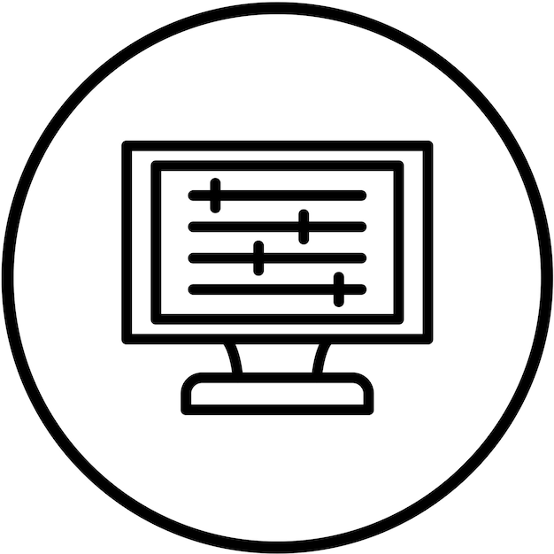 Vectorontwerp Filter Icon Style