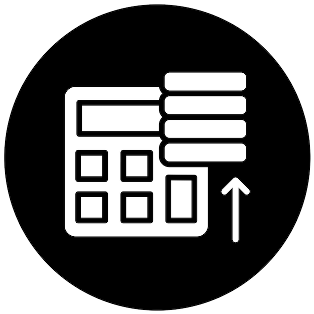 Vectorontwerp Financiële planning Icon Style