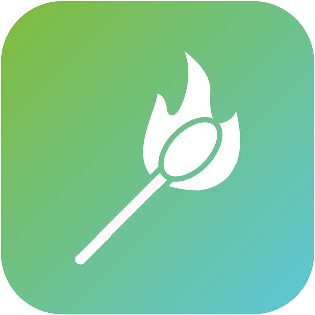 Vectorontwerp Fire Starter Icon Stijl