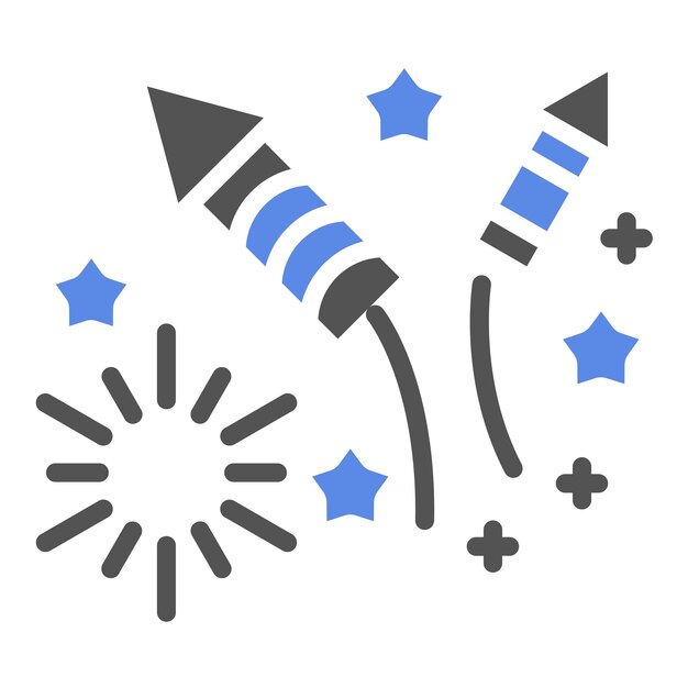 Vectorontwerp Firecracker Icon Style