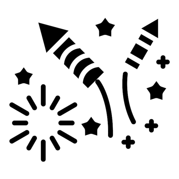 Vectorontwerp Firecracker Icon Style