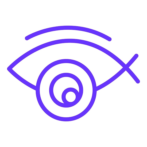 Vectorontwerp Fisheye Camera Icon Style