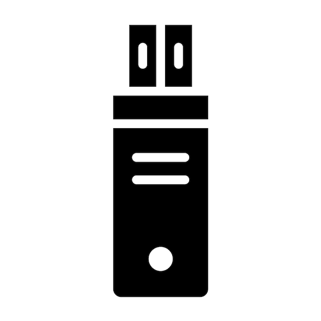 Vector vectorontwerp flash drive icon style