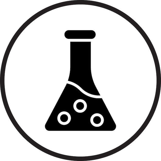 Vectorontwerp Flask Icon Style