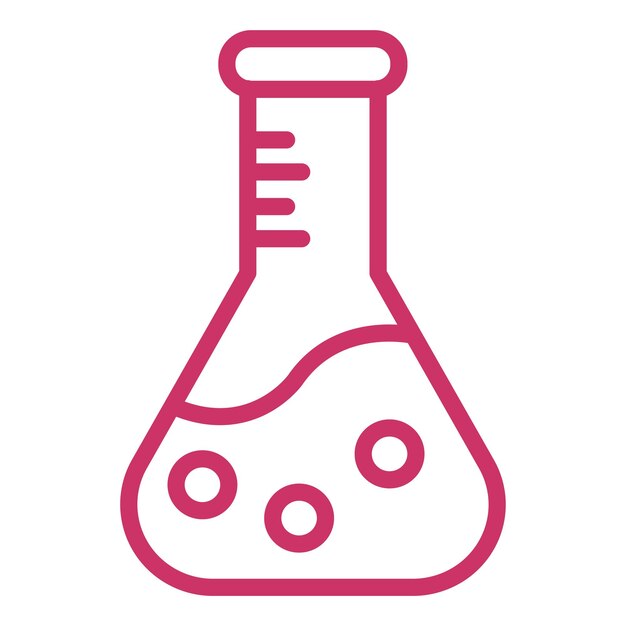 Vectorontwerp Flask Icon Style