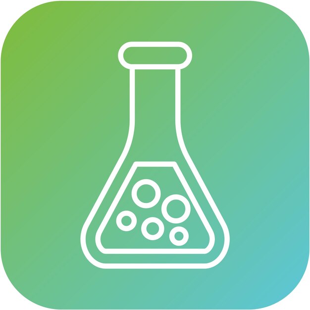 Vectorontwerp Flask Icon Style