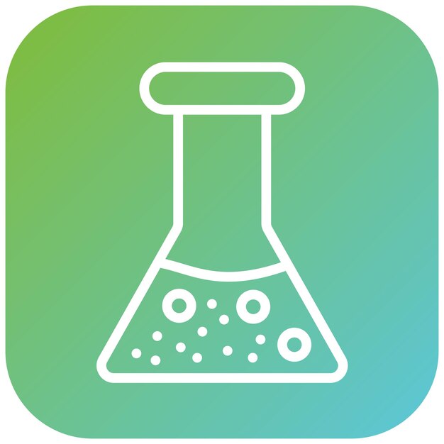 Vectorontwerp Flask Icon Style