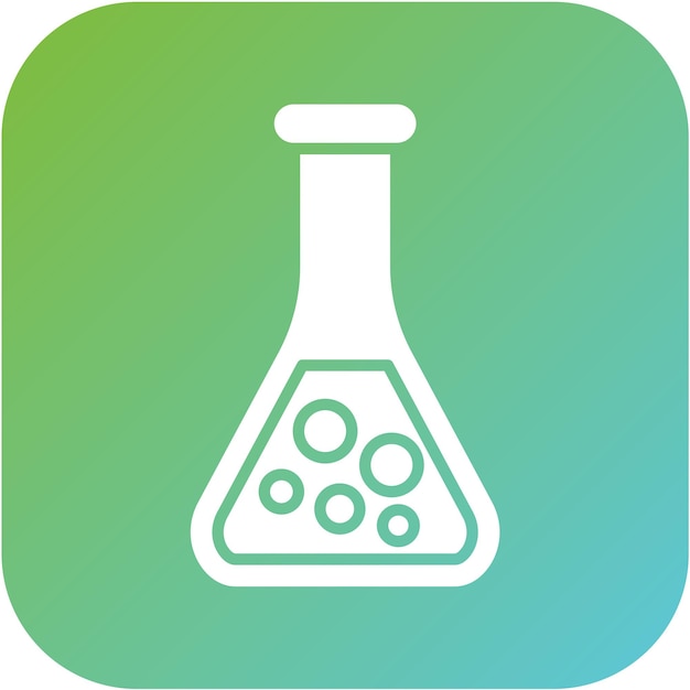 Vectorontwerp Flask Icon Style
